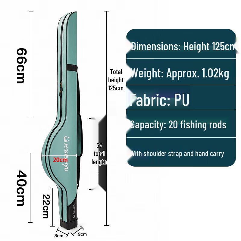 

Lightweight 1.25m Waterproof Fishing Tackle Bag