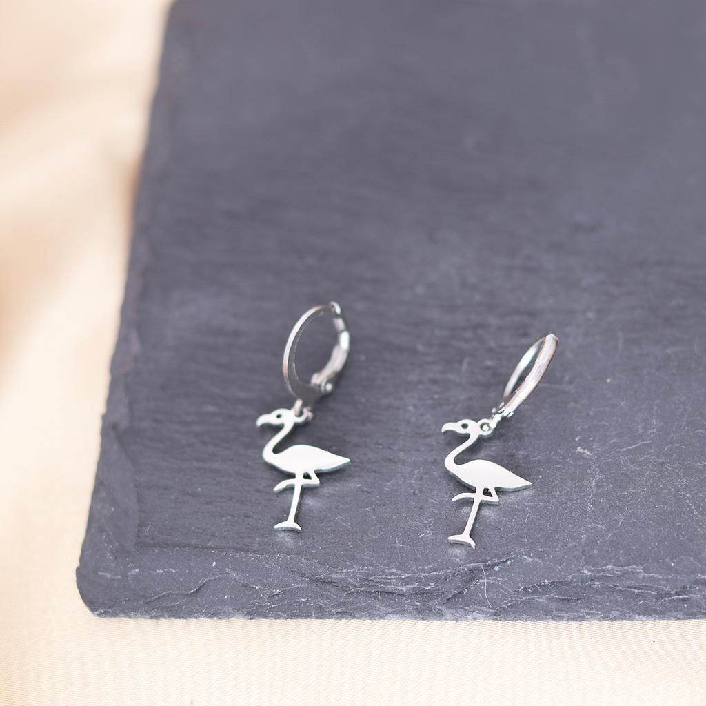 Kinitial Stainless Steel Unicorn Ankh Triangle Cross Snowflake Dandelion Mermaid Earrings For Women Trendy Piercing Jewelry
