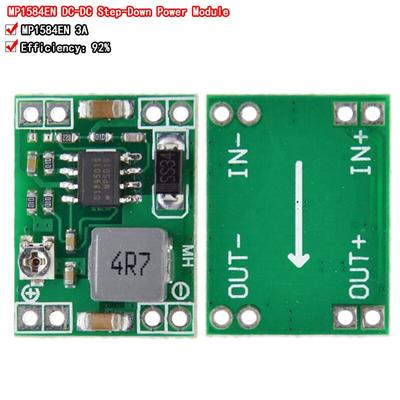 5PCS Power Module Adjustable MP1584EN DC DC 3A Power Step-down Descending Output Module 12 V9v5v3 LM2596 24V