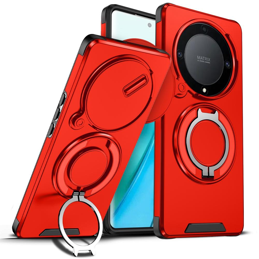 For Honor Magic 5 Lite 5G Case Shockproof Armor For Magsafe Wireless Charging Cover For Magic5 Lite Magnetic Holder Ring Case
