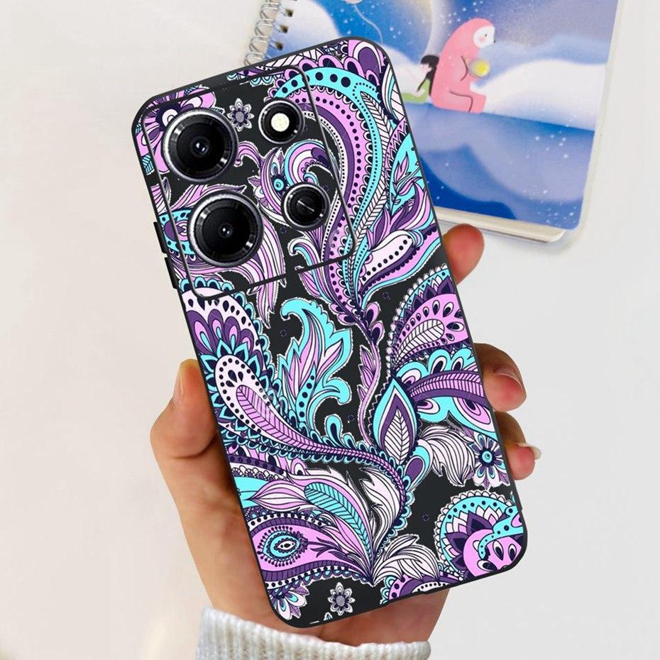 Fashion Butterfly Phone Case For Infinix Note 30i Note30 Pro 2023 Soft Silicone TPU Back Cover For Infinix Note 30 Pro Note30i