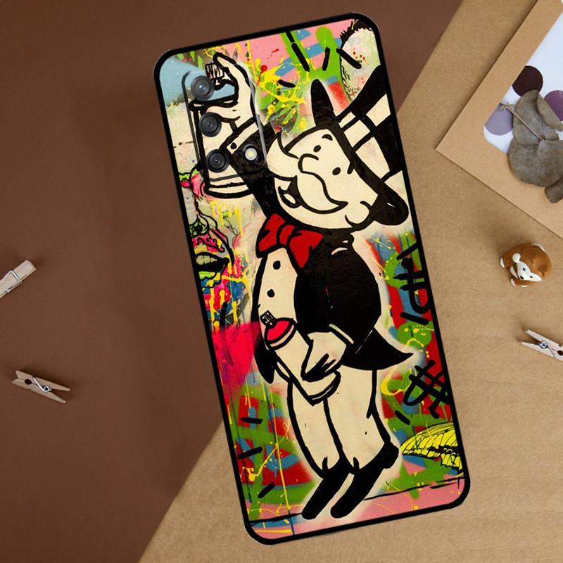 Monopolys Money Dollars For Oppo A60 A40 A80 A74 A94 A54 A18 A38 A58 A78 A98 A16 A76 A96 A15 A57S A17 A77 Phone Case