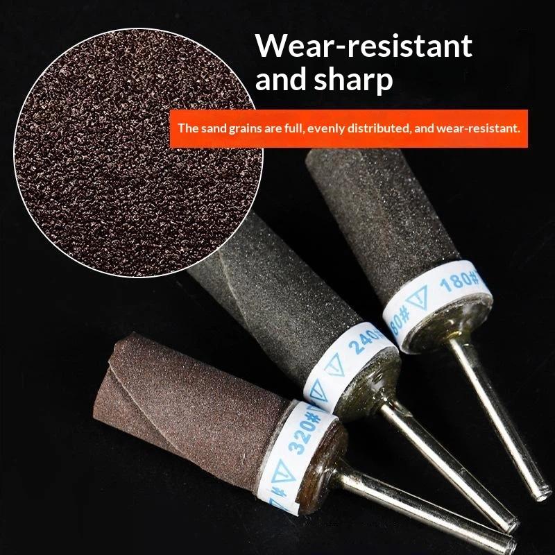 Wet Dry Sandpaper Grinding Sticks Assorted Grit Polishing Tools for Wood Carving Plastic Grinding Model Making Hobby Projects