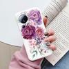 For Xiaomi 13 Lite Phone Case Cute Fashion Heart Flowers Soft Silicone Bumper Cover For Xiaomi13 Lite Fundas Shell Cartoon Gifts