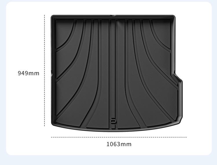 Geely Boyue L (23-25) TPE Trunk Mat & Seat Back Cushion - Eco-Friendly