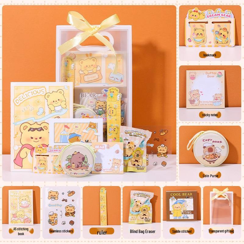 Papelaria Urso de Manteiga Presentes para Crianças: Lembrancinhas de Aniversário, Recompensas para Alunos e Presentes de Formatura
