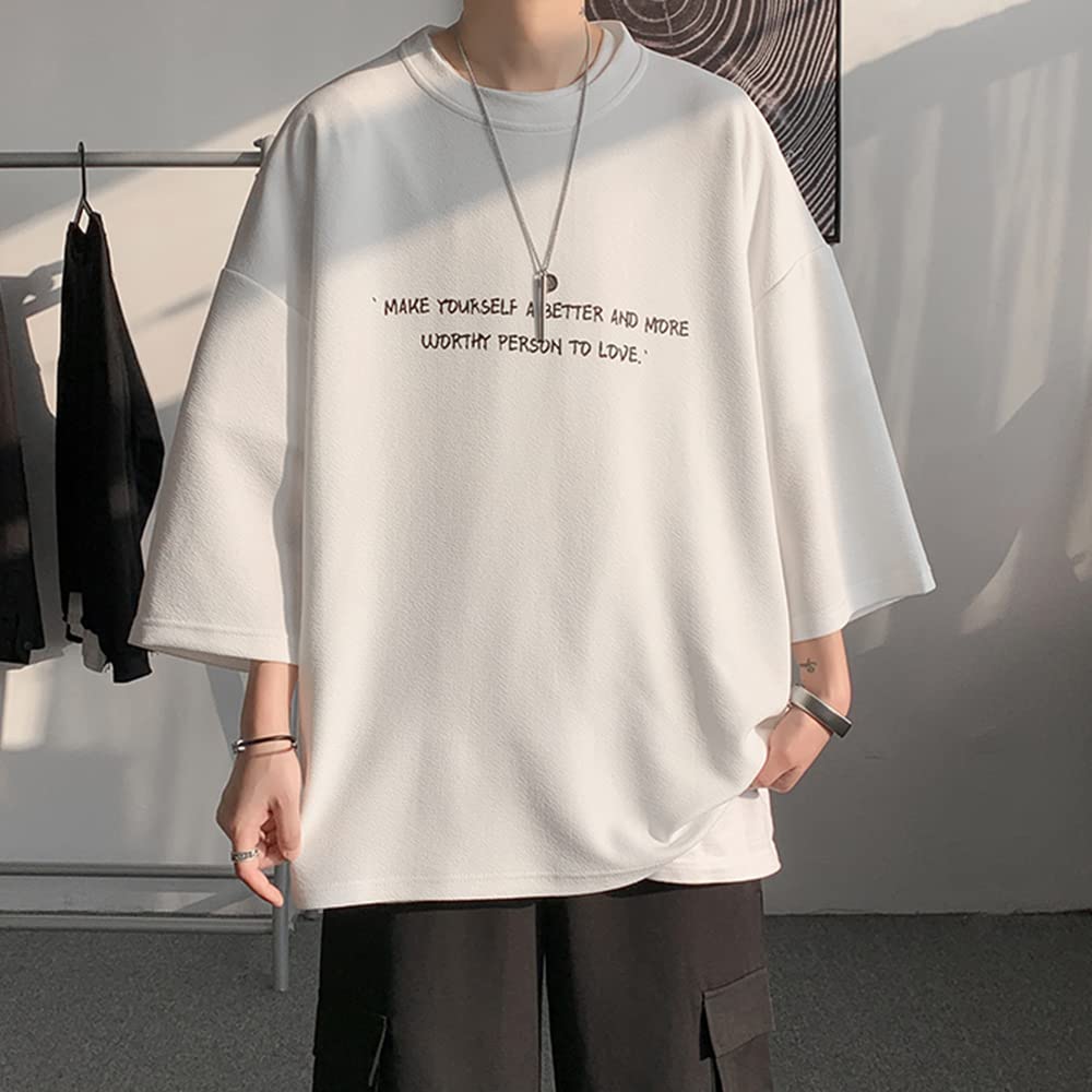Summer clothes for loose large cool crew big cut and casual soft to the summer summer [foveitaa] men, t-shirt, 3/4 sleeves, cool, fit, size, clothes,