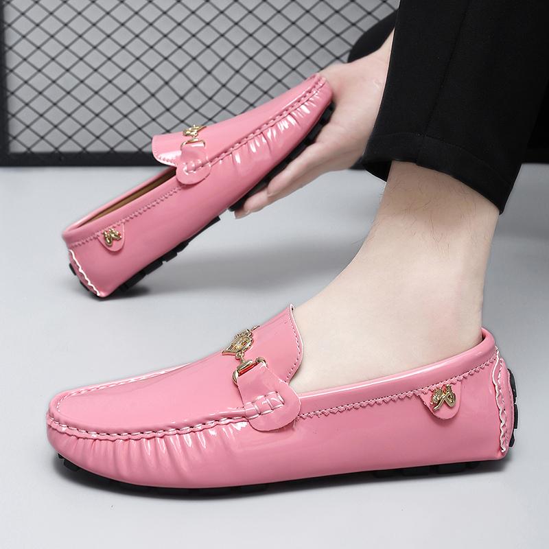 Doudou Shoes Women'S New Soft Sole Slip-On Lazy Loafers Handmade Trbottomy Easiest For Match Men'S Casual Driving Shoes