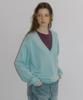 Peulibeo07 Fine Wool Deep V-Neck Knit [Frsp05Nt05]_Sky Blue
