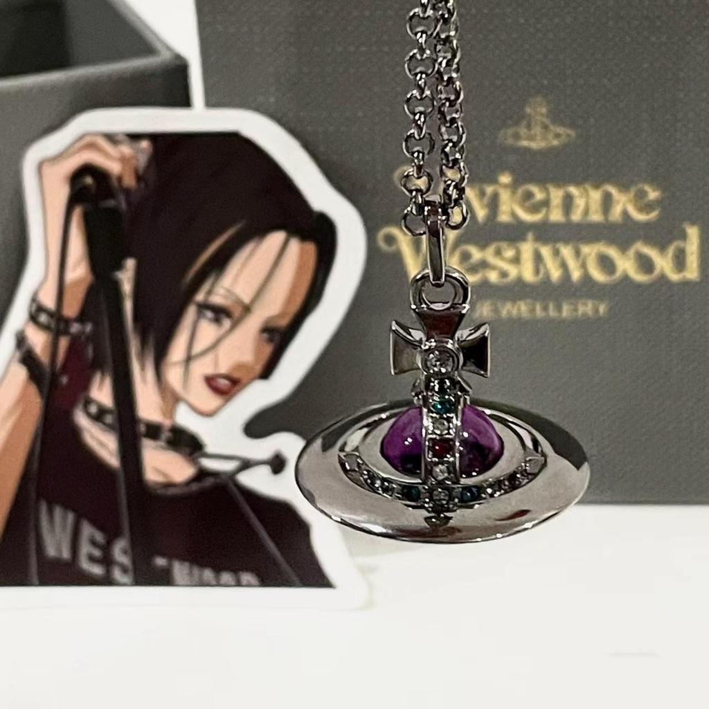 Vivienne Westwood Císařovna Vdova 10mm Orb UFO Přívěsek Choker