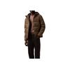 Calvin Klein Minimalist Comfortable Versatile Hooded Down Jacket Men outerwear Brown 40EM193-720