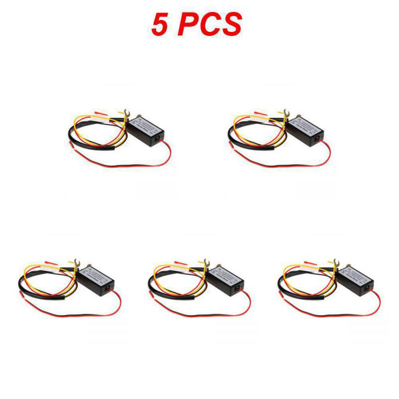 1~10PCS Car Daytime Running Light Controller Intelligent LED Delay Controller Automatic ON/OFF Harness Controller Module DRL