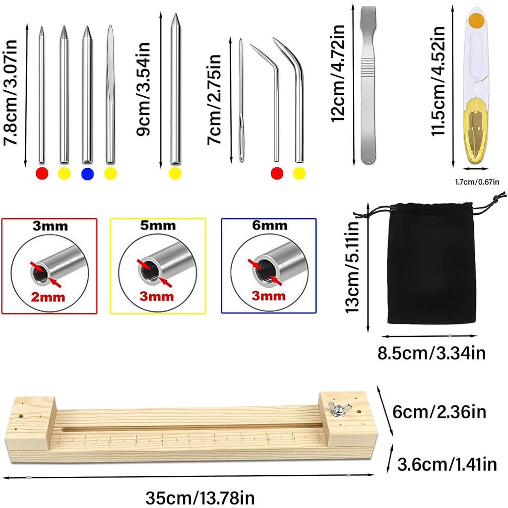 Paracord Jig DIY Wood Bracelet Maker Wristband Knitting Tool Sets Adjustable Length Wooden Parachute Cord Braiding Making Tools
