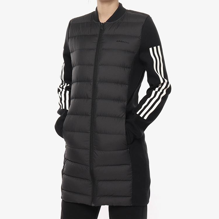 Adidas Neo Long Sleeve Down Jacket Winter Women Outerwear Black BP6448