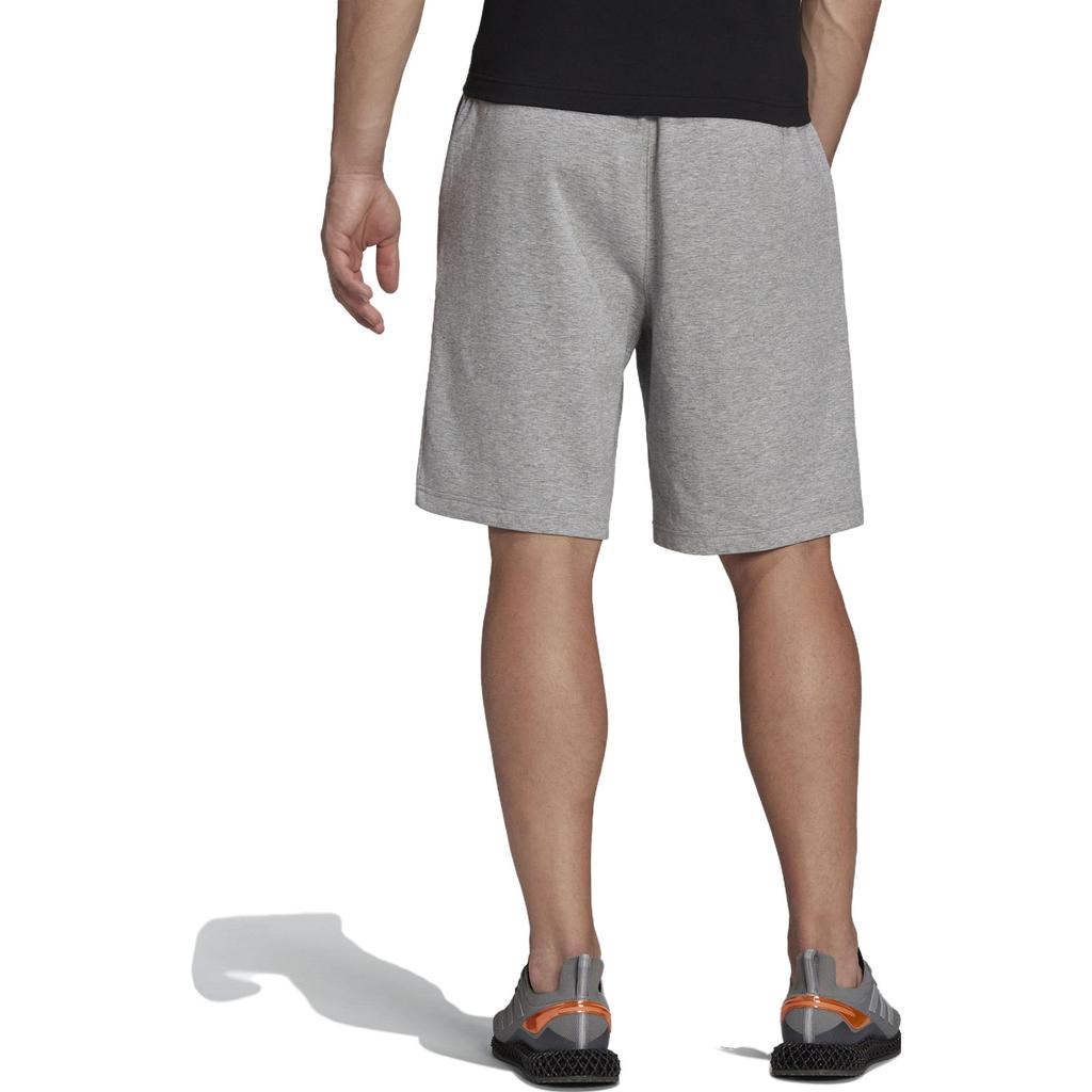 Adidas Plain Straight-Leg Casual Shorts Men Bottoms Gray HB0480