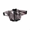 OB11 Doll Jacket Shiny Finish Holographic Stylish Design Toy Accessory Silver Black