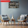 2d Flat 30*20cm, Contemporary Military Sniper Rifle Wooden Decorative Sign and Plaque, Wall Hanging Art for Home, Living Room, Door, Kitchen, Garden
