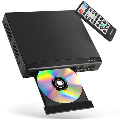 DVD Player for Region High CPRM Comfortable Playback of Digital Terrestrial TV Power Off Memory Supports Multiple Disc Formats Plays Various File