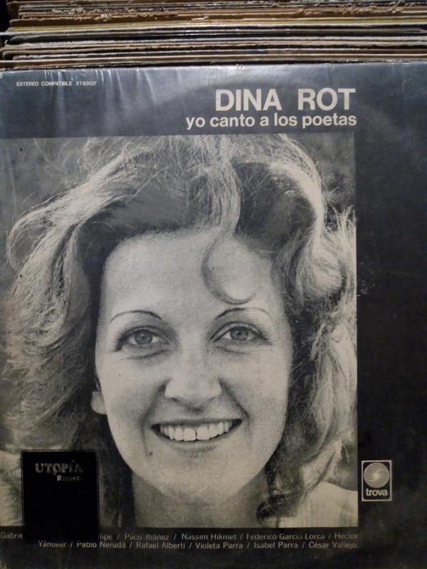 LP Record DINA ROT - Yo Canto A Los Poetas XT80027 Trova Argentina Latin Used