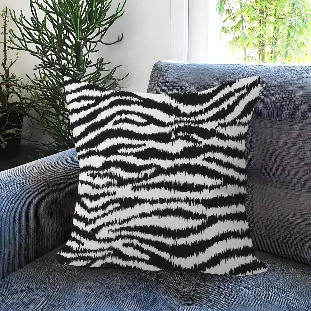 Black And White Abstract Pillow Cushion Cover Pillowcase Living Room Sofa Home Decor