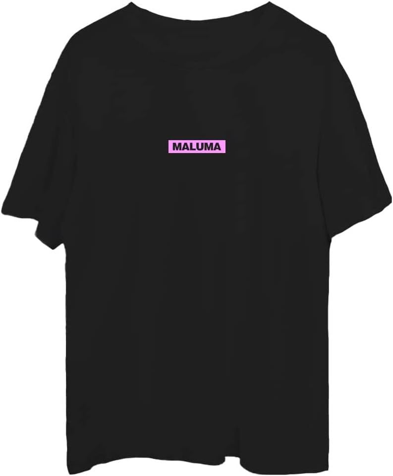 Maluma Unisex-Adult Medallo En El Mapa Black T-Shirt Unisex T-Shirt XL
