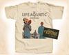 The Life Aquatic with Steve Zissou V3 T-Shirt Tee Natural Vintage Cotton Movie Poster Beige All Sizes S M L XL 2X 3X 4X 5X