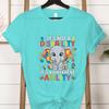 Its A Different Ability Autism Teacher Shirt Autism Awareness Cartoon Design Woman Tshirts Special Education Gift Classic Tops
