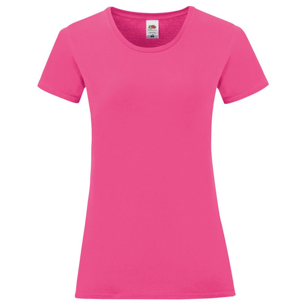 Fruit of the Loom Womens/Ladies Iconic Combed Cotton T-Shirt