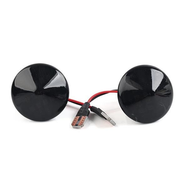 Fiat Punto Black ABS Fender Light Turn Signal (1 Pair)