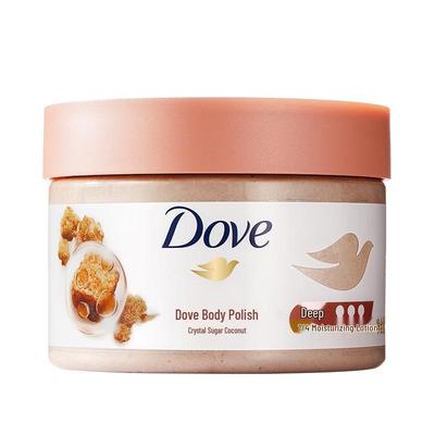 Dove Hnědý cukr a kokos tělový peeling