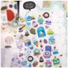 4 Pcs Mixed Cartoon Space Puppy Rabbit Cats Decor Stickers Scrapbooking Diy Journaling Cute Stationery Diary Sticker Gift