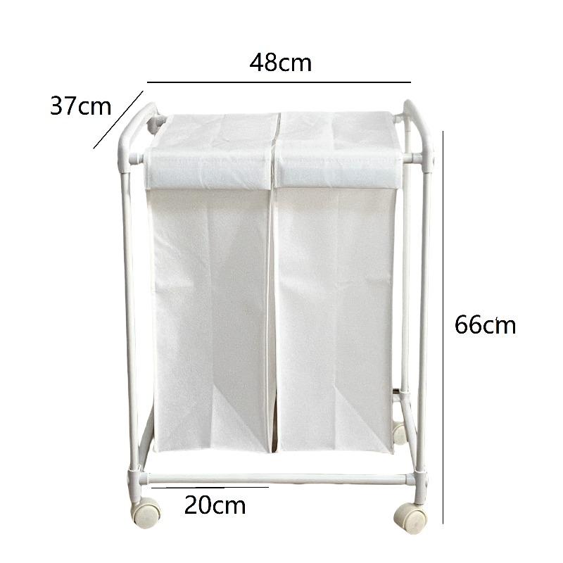 Bathroom Laundry Basket Removable Clothes Hampers Household With Wheels Storage Baskets Multifunction Dirty Fabric Organizers