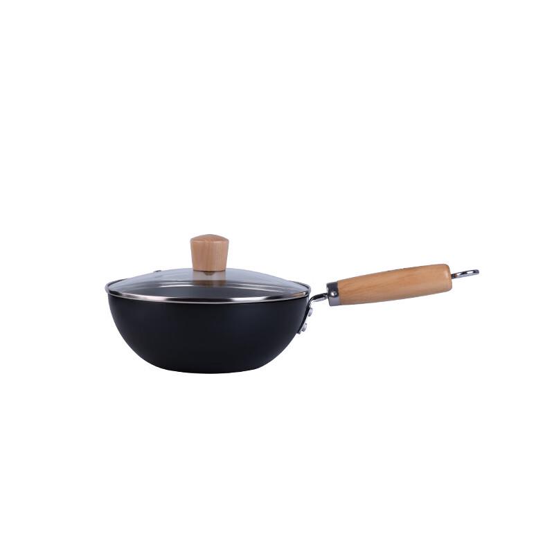 

ZISIZ 20cm Extreme Iron Non-stick Wok