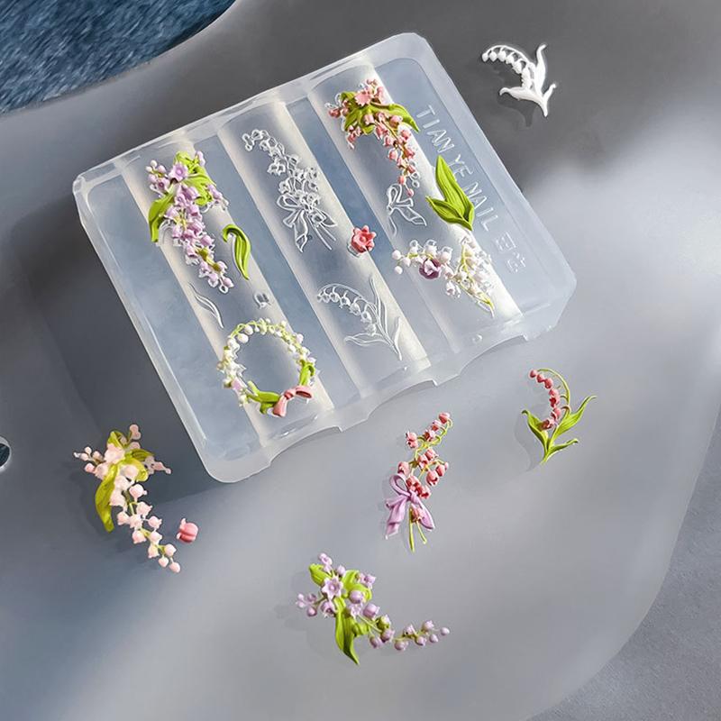 Seestern Muschel Blume Silikonform Schleife Kette Nagelkunst DIY Handgemachtes Werkzeug Blume Silikonform