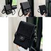 Fashionable 2024 Rhinestone Embellished Velvet Phone Bag Vertical Small Handbag For Women