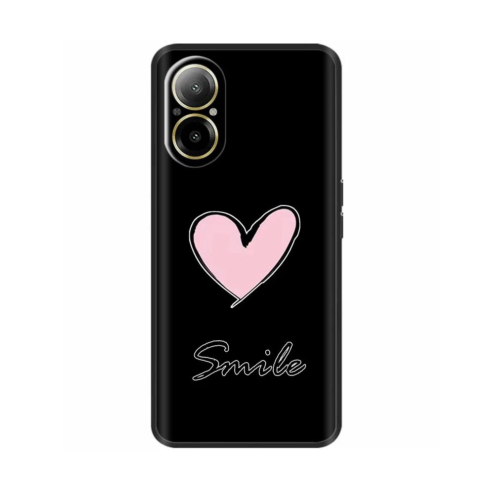 For Realme C67 4G Case Phone Cover Cool Sweet Soft Smooth Liquid Silicone Bumper For Oppo Realme C67 Full Protection Back Cover