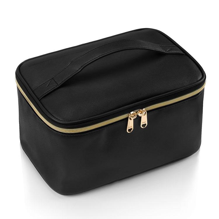 Relavel Portable Cosmetic Bag Travel Makeup Organizer case Make up Bag Large Makeup Bag for Women with Cosmetics Toiletries