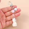 Cute Sea Otter Keychain Animal Key Ring Pendants for Women Girls Handbag Decor DIY Handmade Key Chain Jewelry Gifts