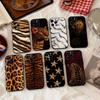 Leopard Print-s Phone Case Silicone Soft For IPhone 17 16 15 14 13 12 11 X XR Plus Pro Max Plus