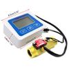 New Digital Lcd Display Water Flow Sensor Meter Flowmeter Rotameter Temperature Qyh