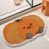 Luxury Faux Cashmere Leaf Bathroom Mat – Non-Slip, Dirt-Resistant, Wear-Resistant, Easy-to-Clean Decorative Floor Rug