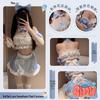 Siqing Lingerie Pure Desire Halter Bandeau Robe Sweet Maid Outfit 