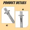 Piano Tuning Lever Ruler Accessory Replace Part String Gauge Professional Hardware Lightweight