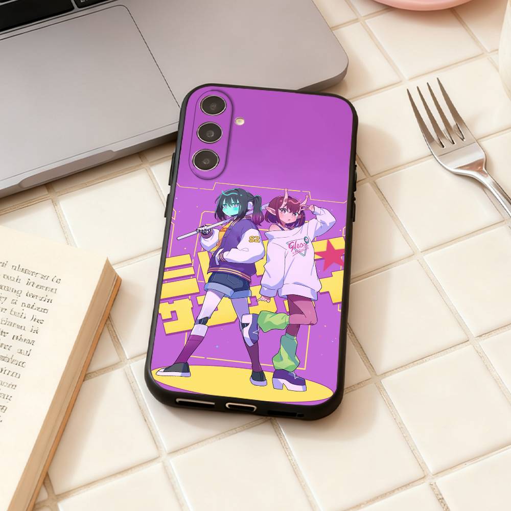 Anime M-Milky S-Subway  Phone Case For Samsung Galaxy A73,A72,A71,A70,A53,A52,A51,Others Soft Black Shell