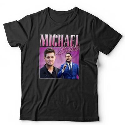 Michael Buble T-shirt Waardering Unisex Hommage Throwback Vrijgezellenfeest Grappig