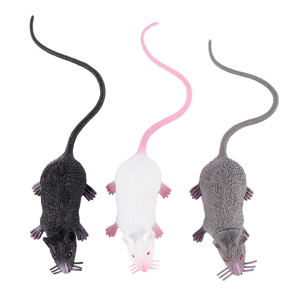 2025 Hot 1Pcs Funny Tricky Joke Fake Lifelike Mouse Model Prop Halloween Gift Toy Party Decor for Kids Novelty & Gag Toys