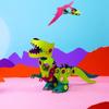 Dinozaury Magnetyczne Giętkie Clixo Zestaw 22 El. Dla Dzieci 4+