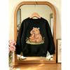 1pc Pizza Bunny: A Bunny'S Delightful Pizza Adventure Boys' Crewneck Sweatshirt,