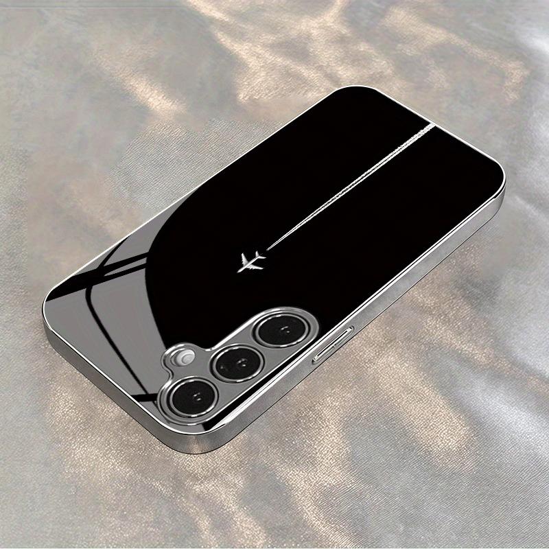 Aircraft tail glass phone case suitable for Samsung for galaxy S26 S25 S24 S23 S22 S20 FE Ultra Plus 5G anti fall back cover