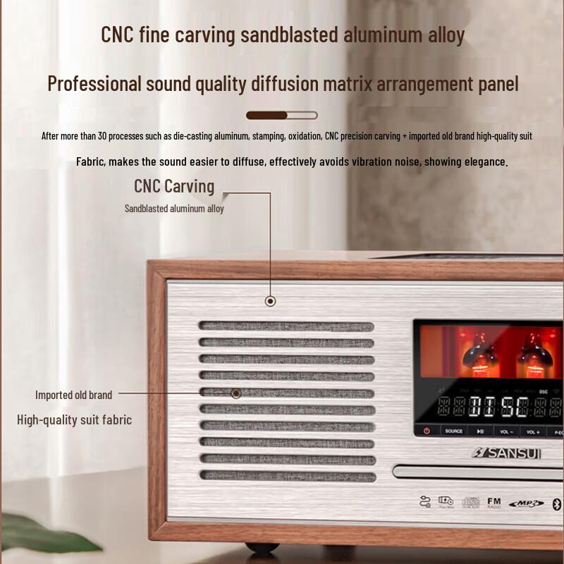 Shanshui M880 HIFI Wooden Bluetooth Speaker